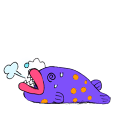 Anko-chan namako-kun sticker #3626157