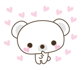 Cotton candy bear & YOUR LIFE sticker #3626436