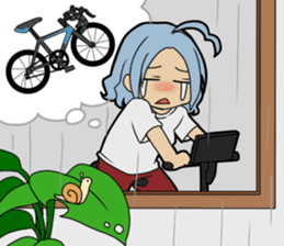 Cycling Sticker for Bicycle Lovers Ver2 sticker #3626629