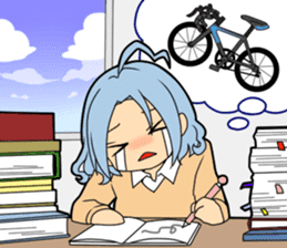 Cycling Sticker for Bicycle Lovers Ver2 sticker #3626630