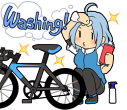 Cycling Sticker for Bicycle Lovers Ver2 sticker #3626631