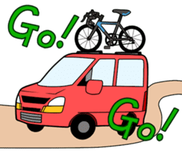 Cycling Sticker for Bicycle Lovers Ver2 sticker #3626633