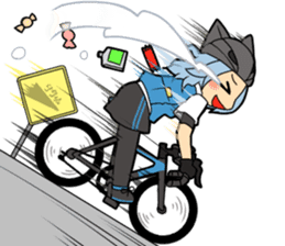 Cycling Sticker for Bicycle Lovers Ver2 sticker #3626637
