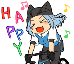 Cycling Sticker for Bicycle Lovers Ver2 sticker #3626641