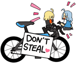 Cycling Sticker for Bicycle Lovers Ver2 sticker #3626644