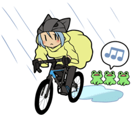 Cycling Sticker for Bicycle Lovers Ver2 sticker #3626651