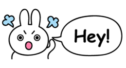 Just right Rabbit Sticker sticker #3626673