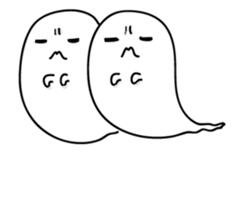 Ghosts Sticker sticker #3626927