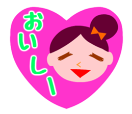 These girls are always hungry. sticker #3627886