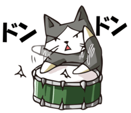 Cat Music Band Sticker #2 sticker #3628157