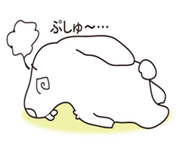 Bite Rabbit"GABU" sticker #3628277