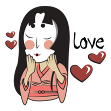 Aimi the Japanese Geisha sticker #3628440