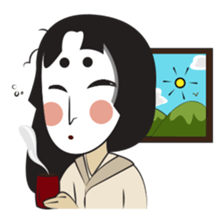 Aimi the Japanese Geisha sticker #3628441