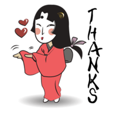 Aimi the Japanese Geisha sticker #3628447