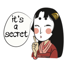 Aimi the Japanese Geisha sticker #3628454