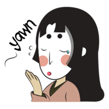 Aimi the Japanese Geisha sticker #3628458