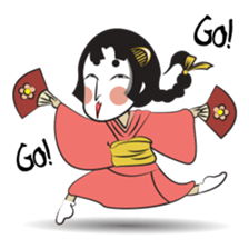 Aimi the Japanese Geisha sticker #3628460