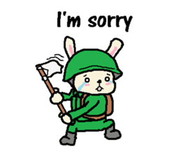 Rabbit Soldier Vol.1 (English edition) sticker #3628790