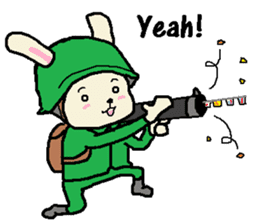 Rabbit Soldier Vol.1 (English edition) sticker #3628795