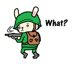Rabbit Soldier Vol.1 (English edition) sticker #3628800
