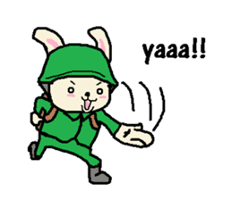 Rabbit Soldier Vol.1 (English edition) sticker #3628801