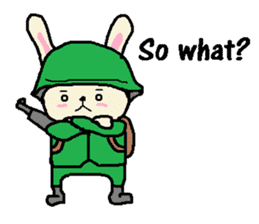 Rabbit Soldier Vol.1 (English edition) sticker #3628803
