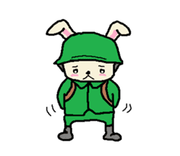 Rabbit Soldier Vol.1 (English edition) sticker #3628812