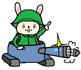 Rabbit Soldier Vol.1 (English edition) sticker #3628825