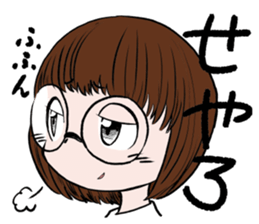 happy japanese junior high school girls sticker #3628921