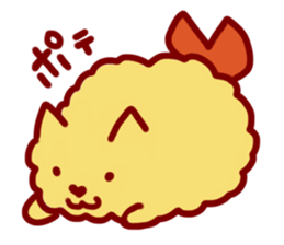 fried dog sticker #3629588