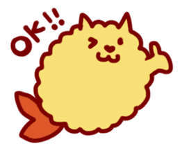 fried dog sticker #3629589