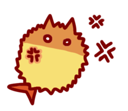 fried dog sticker #3629590