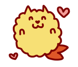 fried dog sticker #3629592