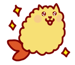 fried dog sticker #3629593