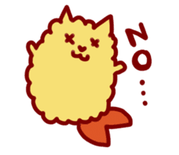 fried dog sticker #3629594