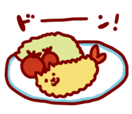 fried dog sticker #3629602