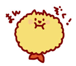 fried dog sticker #3629610