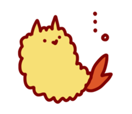 fried dog sticker #3629619