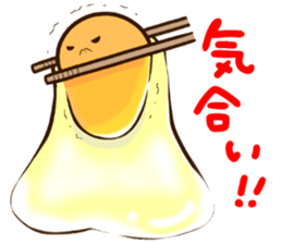 Funny egg sticker sticker #3629667