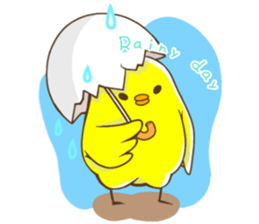 Funny egg sticker sticker #3629671