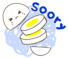 Funny egg sticker sticker #3629676