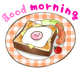 Funny egg sticker sticker #3629683