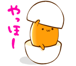 Funny egg sticker sticker #3629685