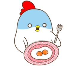 Funny egg sticker sticker #3629688