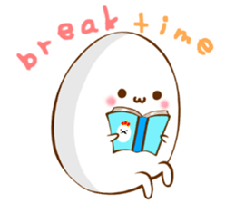 Funny egg sticker sticker #3629694