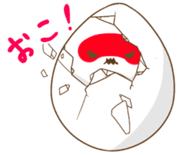 Funny egg sticker sticker #3629696