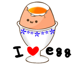 Funny egg sticker sticker #3629698