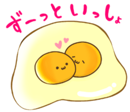 Funny egg sticker sticker #3629699