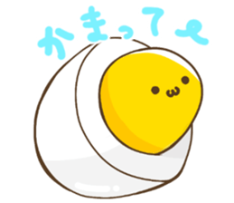 Funny egg sticker sticker #3629701