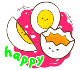 Funny egg sticker sticker #3629702